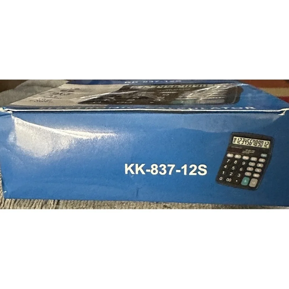Calculator Standard Function Electronics  KK-837-12S ELECTRONIC 2 way power